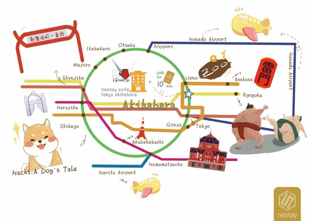 Nestay Apartment Tokyo Akihabara 2A Buitenkant foto